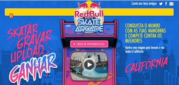 Red Bull Skate Arcade: 1º Nível Já Está Aí