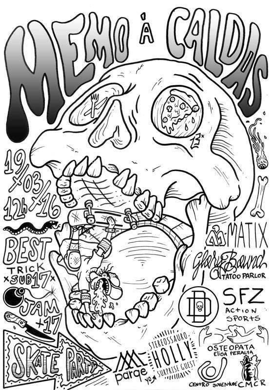 Memo às Caldas Skate Jam: Este Sábado, 19, Há Festa!