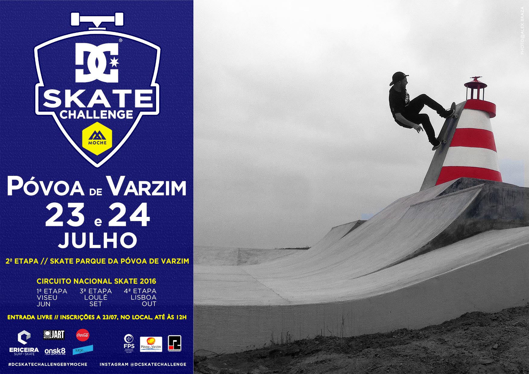 2ª Etapa DC Skate Challenge By Moche: Póvoa De Varzim, 23 E 24 De Julho