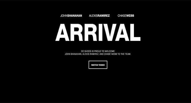 DC SHOES – ARRIVAL