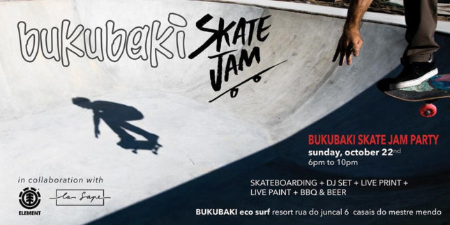 Bukubaki Skate Jam – Domingo 22 De Outubro