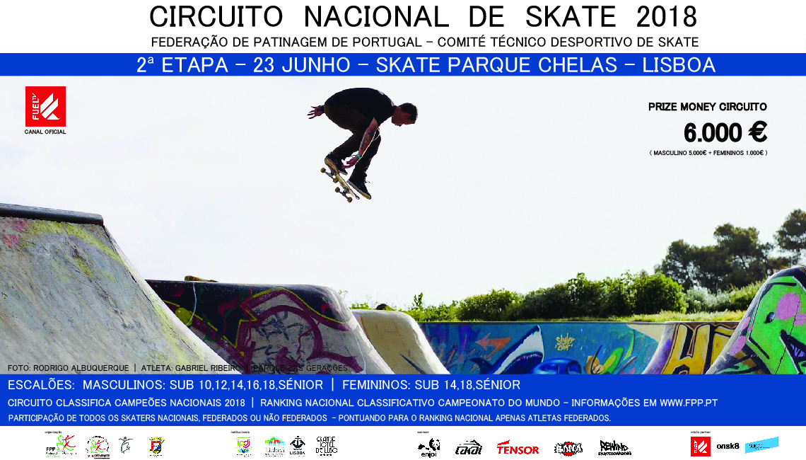 2ª Etapa Campeonato Nacional De Skate Dia 23 – Skateparque De Chelas