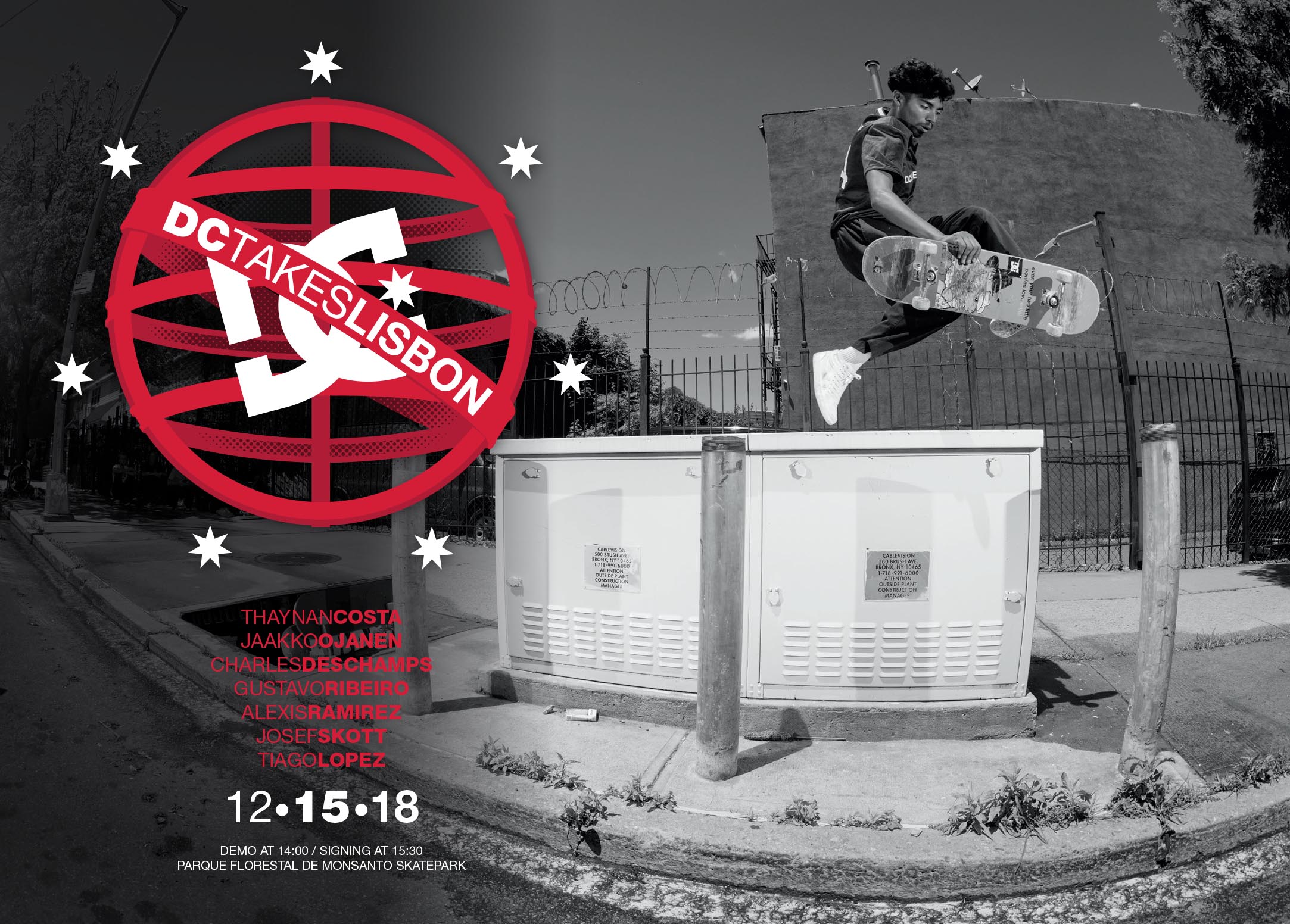 DC Shoes Takes Lisbon – Demo E Sessão De Autógrafos Dia 15 De Dezembro – Monsanto